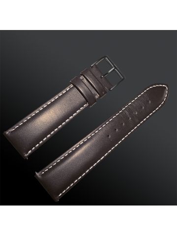 Leather strap chocolate
