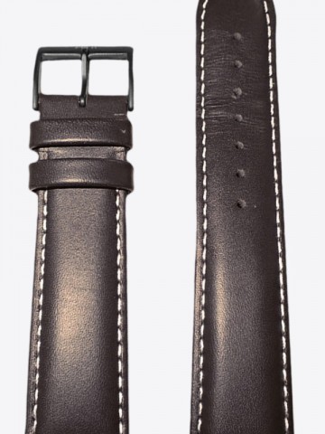 Leather strap chocolate