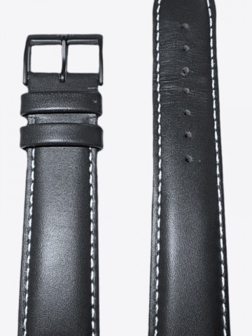 Leather strap black