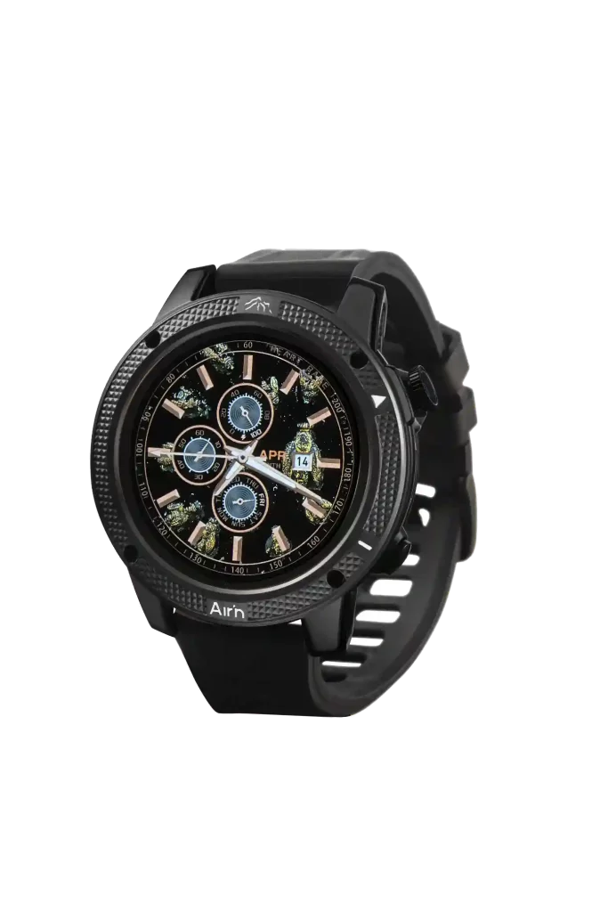 THEIA II, vista di tre quarti in Absolute Black
